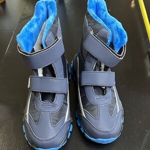 Kids Blue Winter Boots